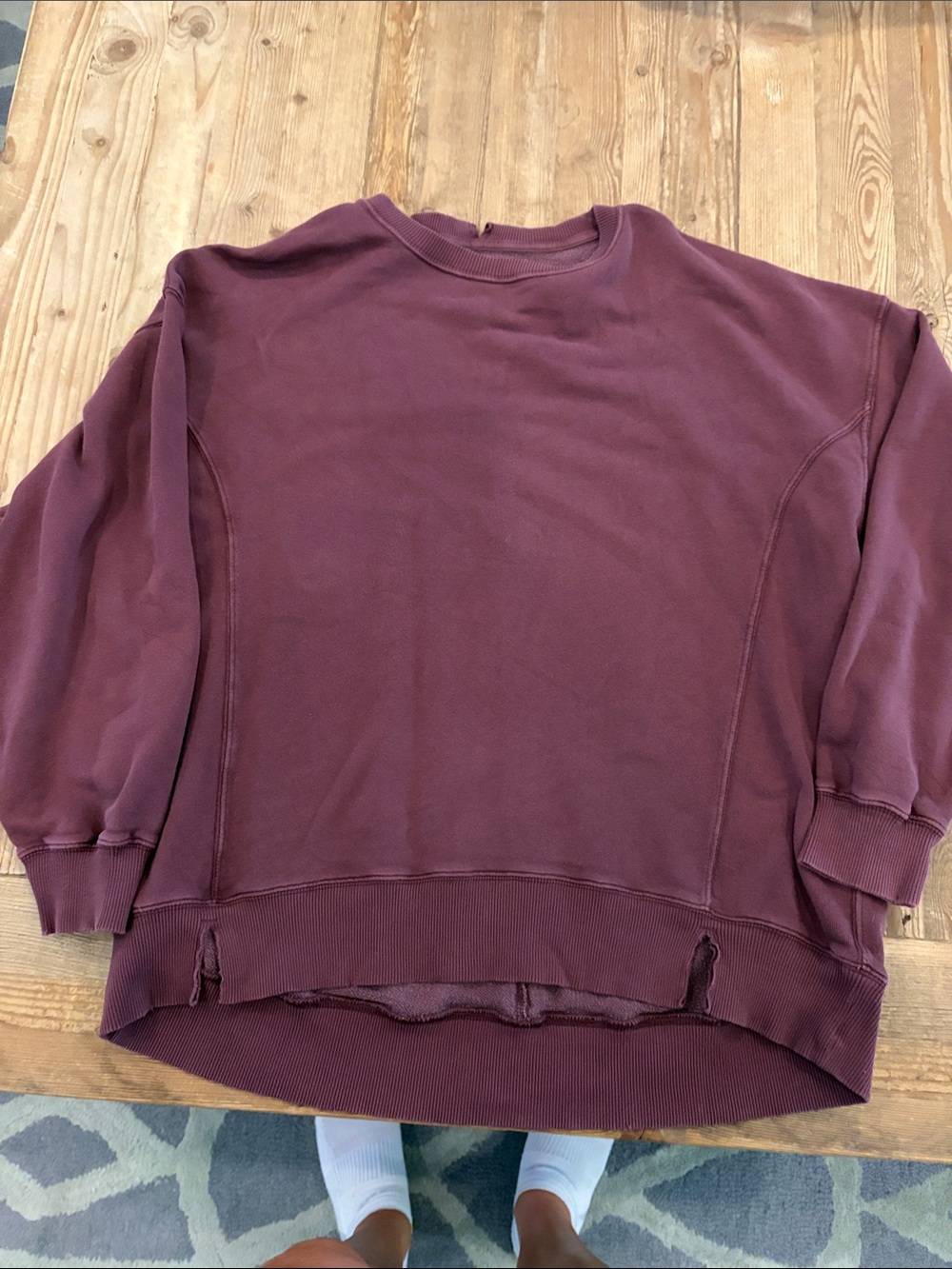 aerie Plum Crewneck Sweatshirt